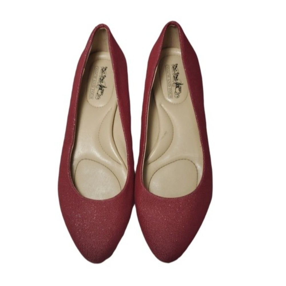 Coach And Four Red Flats